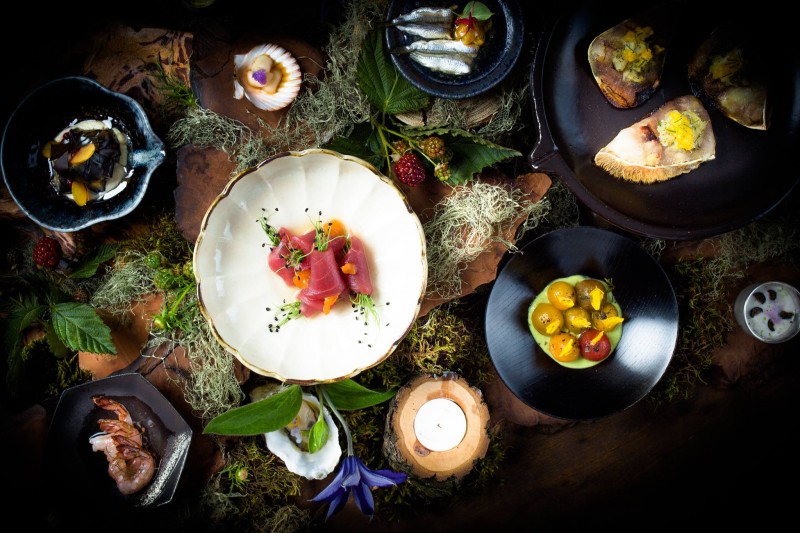 A selection of dishes at SingleThread Farm-Restaurant-Inn in Healdsburg. (Photo courtesy of Single Thread)