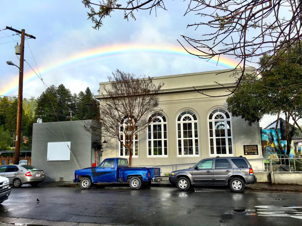 The Bank Club Wine Collective's tasting room is located at the Historic Bank of Guerneville (Photo courtesy of the Bank Club)