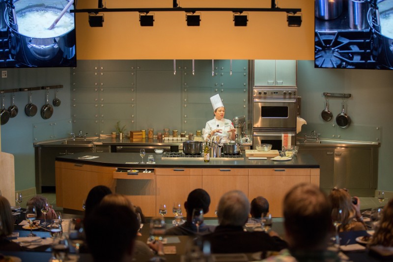 The newly opened CIA at Copia, in Napa, offers daily cooking classes for the food-loving public (Photo: Victor M. Samuel)