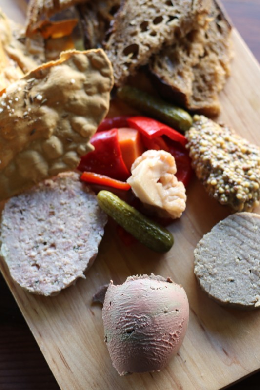 Charcuterie board at Crocodile French Restaurant in Petaluma. (Heather Irwin)