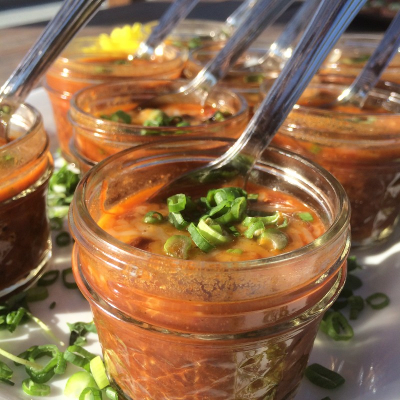 Peloton Culinary's chili. (Tim Vallery) 