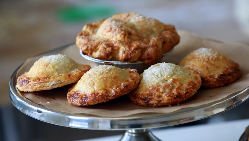 A selection of hand pies and an individual pie from The Whole Pie in Santa Rosa. (John Burgess