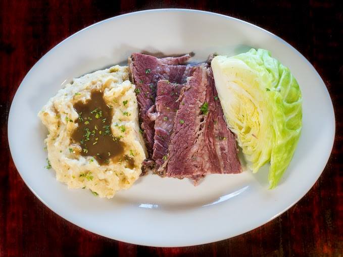 Stout Brother's Irish Pub is regarded for their authentic Irish pub grub, including the iconic St. Patrick's Day staple of corned beef and cabbage (Photo courtesy of Stout Brother's Irish Pub)