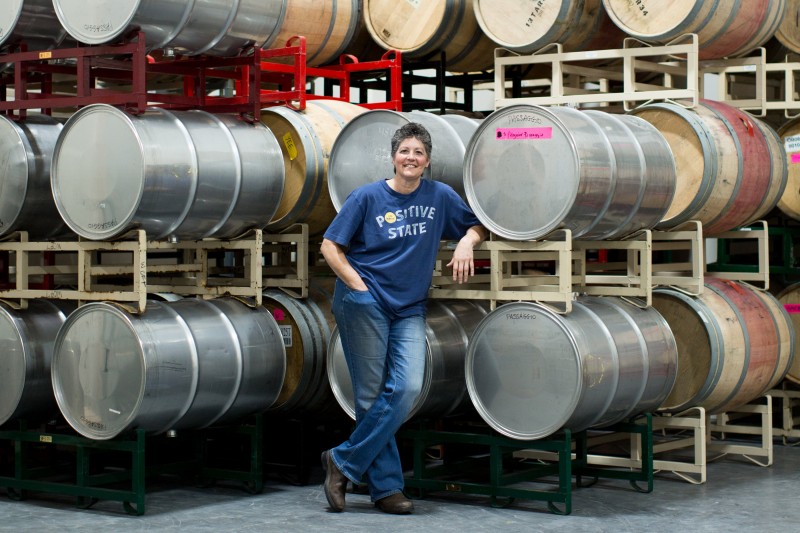 Cynthia Cosco, winemaker and proprietor of Passaggio Wines (Photo: Sarah Deragon Photography)