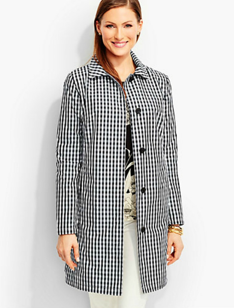 Talbots Gingham Mac