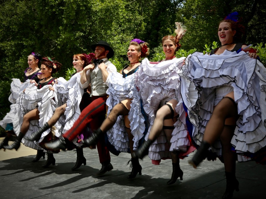 Spoiler alert: the happy people in the picture are not the Sonoma Magazine staff - it's actually Buena Vista Winery's Living Extravaganza performers - but this is pretty much what we look like when celebrating. Pretty much. 