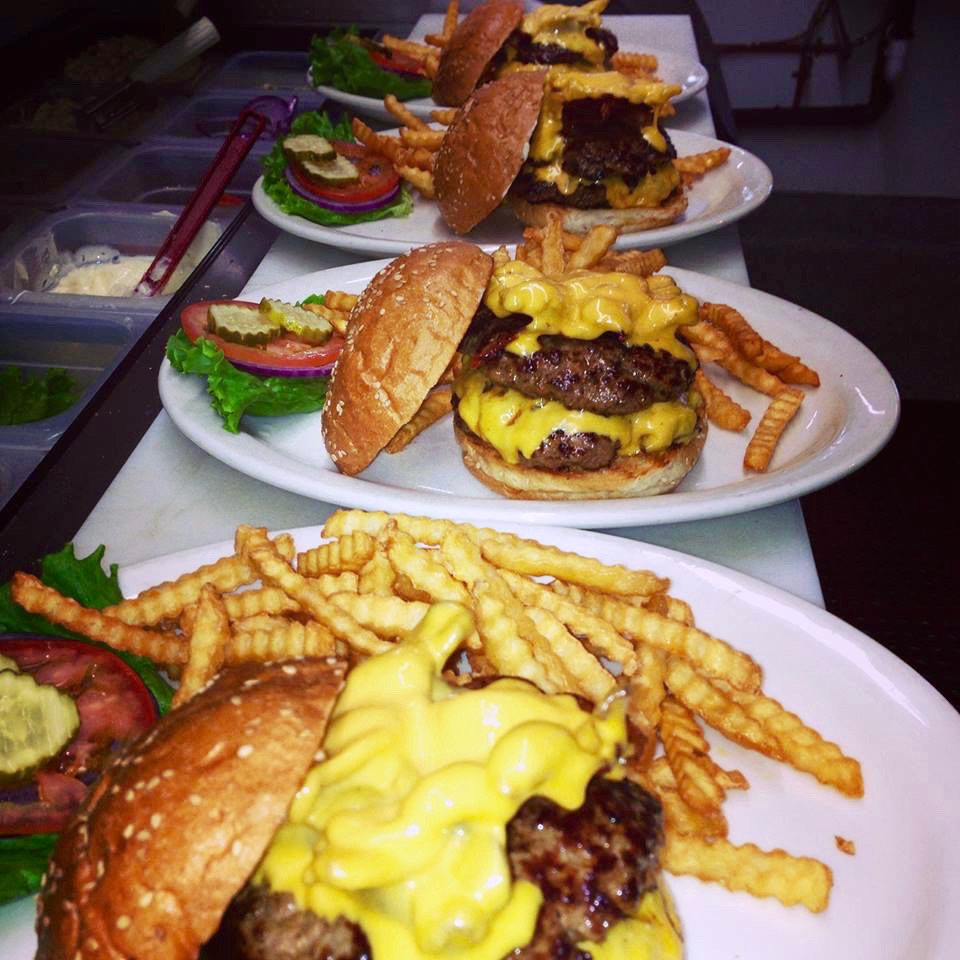 Ozzie's Grill burgers