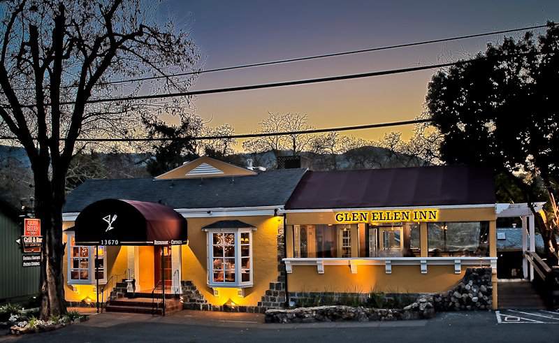 Glen Ellen Inn Oyster Grill Martini Bar Stands After Fires