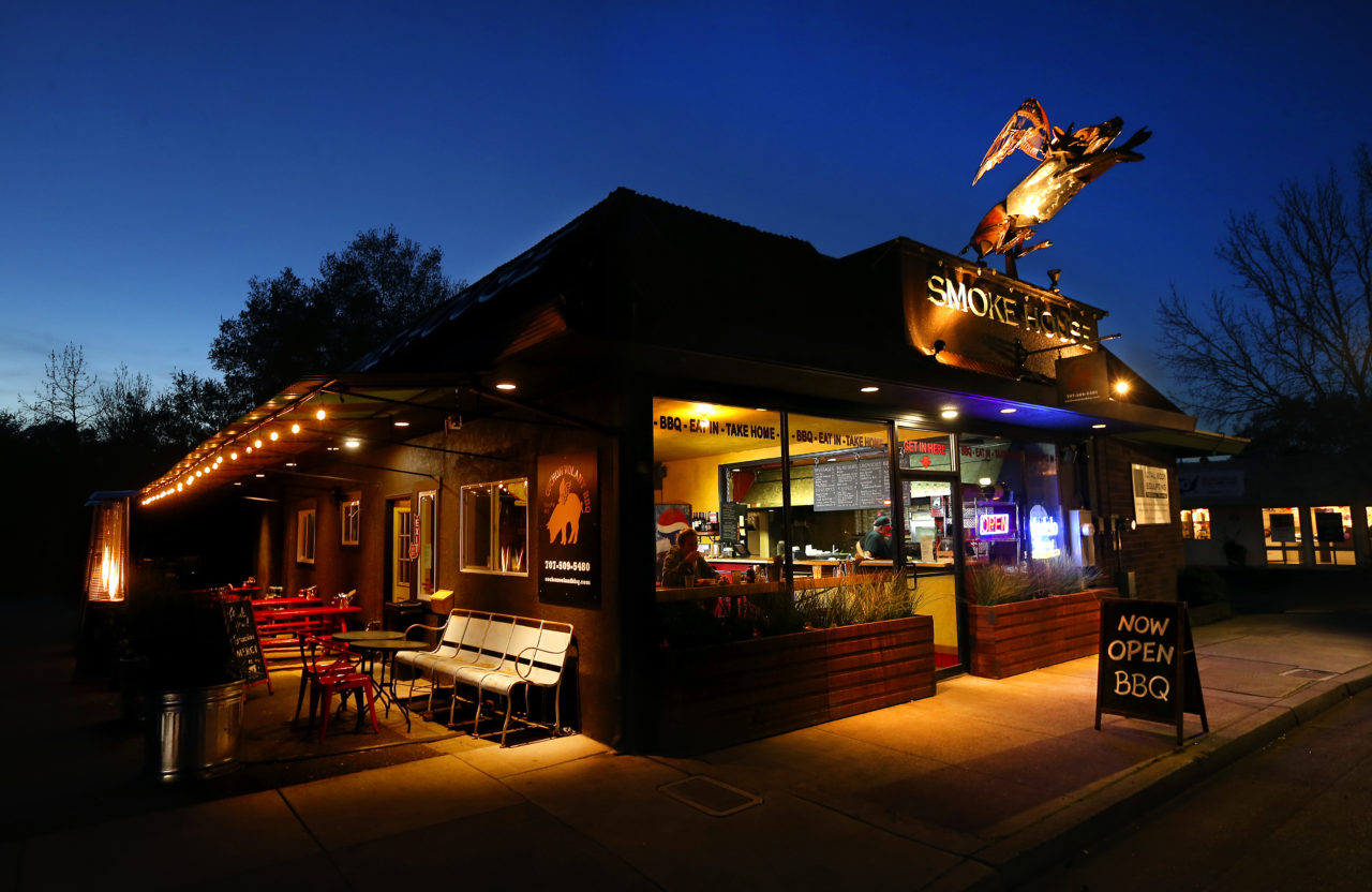 Cochon Volant BBQ Smoke House in Sonoma. (Photo by John Burgess)