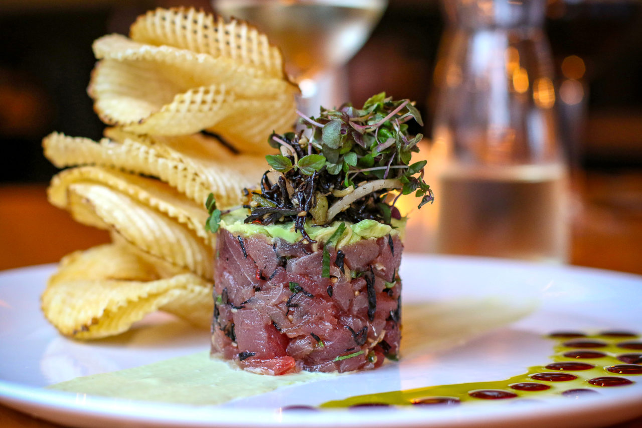 Tuna tartare at Salt and Stone Restaurant in Sonoma County, Kenwood. Heather Irwin/PD