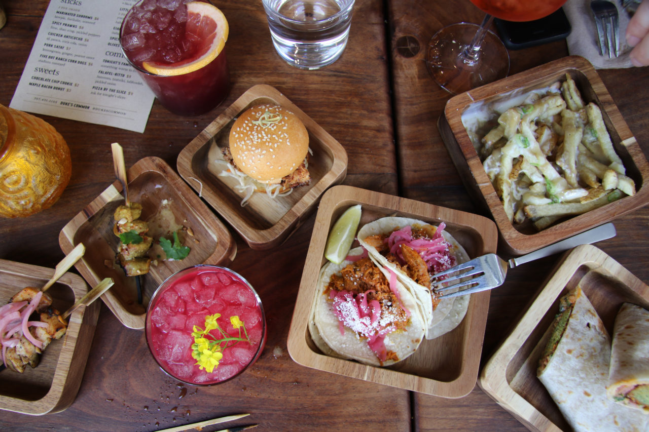 Snacks and sticks from Duke’s Common in Healdsburg. Heather Irwin/PD