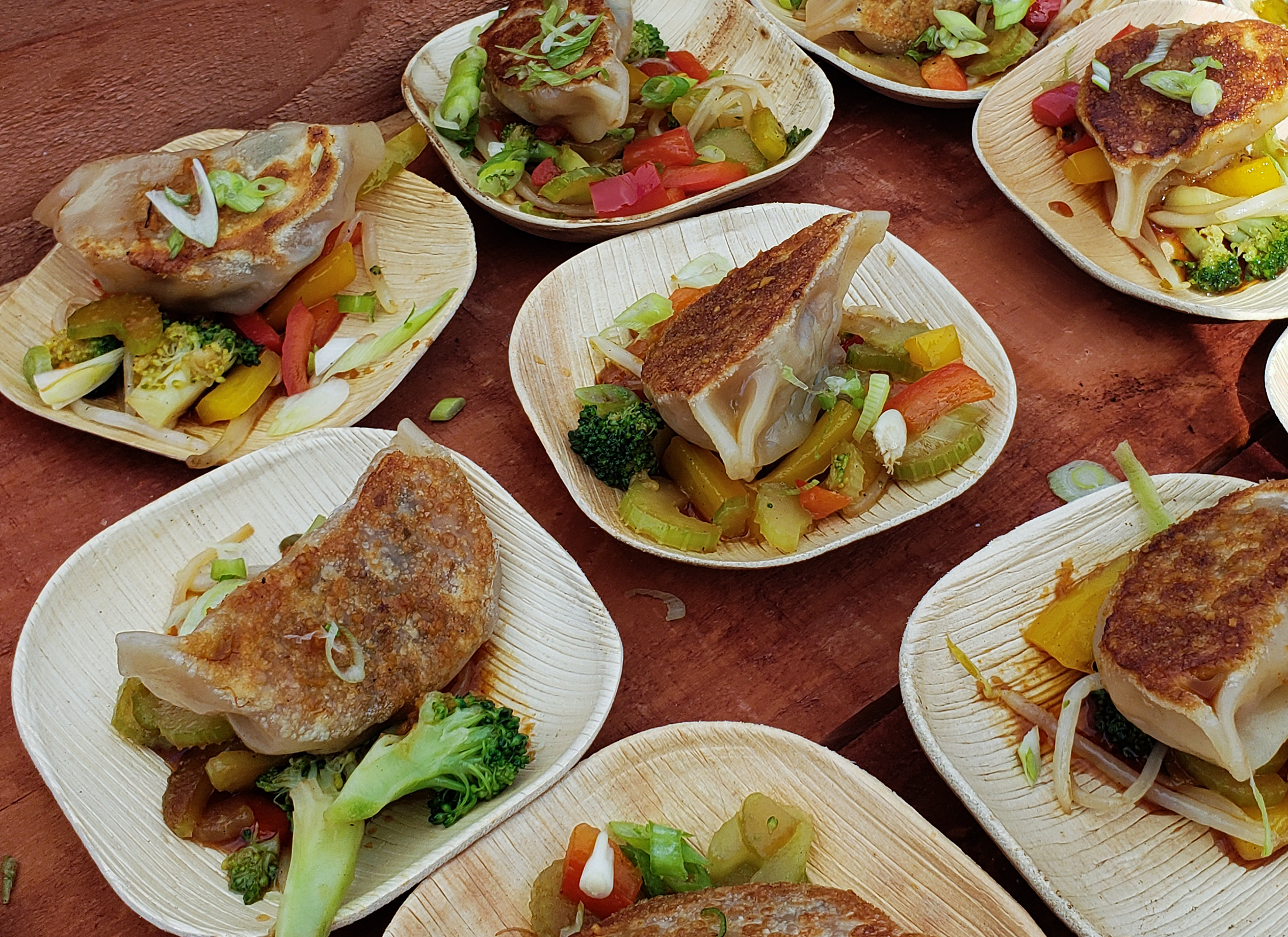 Pork belly potstickers at Taste of Sonoma 2018 at the Green Music Center. Heather Irwin/PD