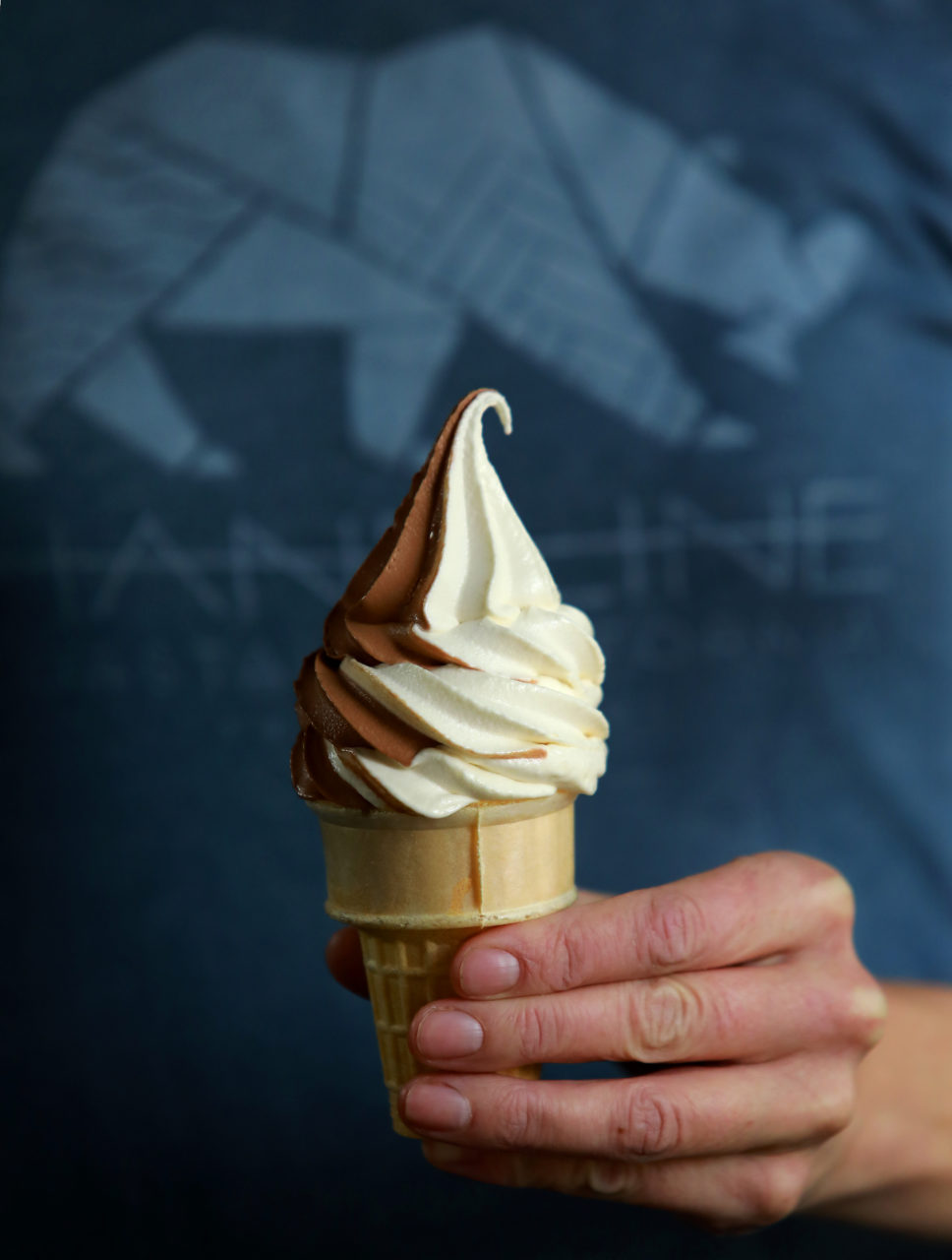 Handline was built on the site of the old Foster's Freeze in Sebastopol and they continue to keep soft serve ice cream on the menu. (John Burgess/The Press Democrat)
