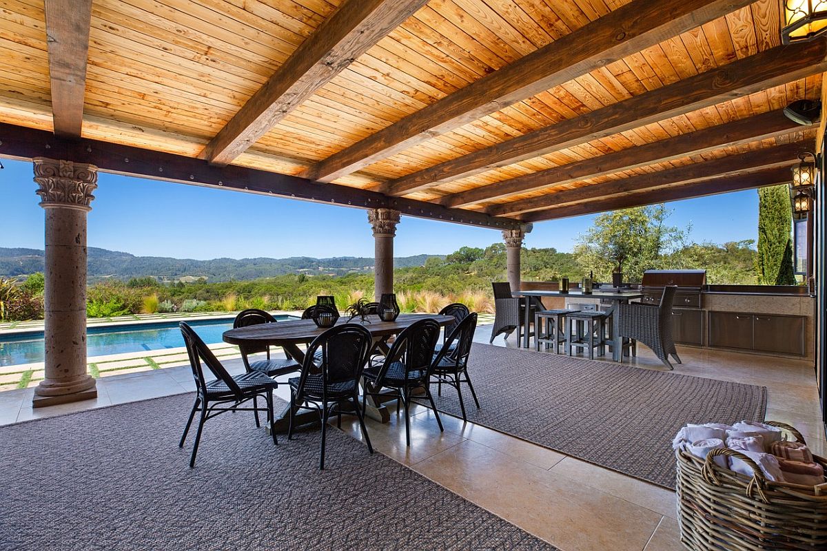 Healdsburg Reeve pool and patio