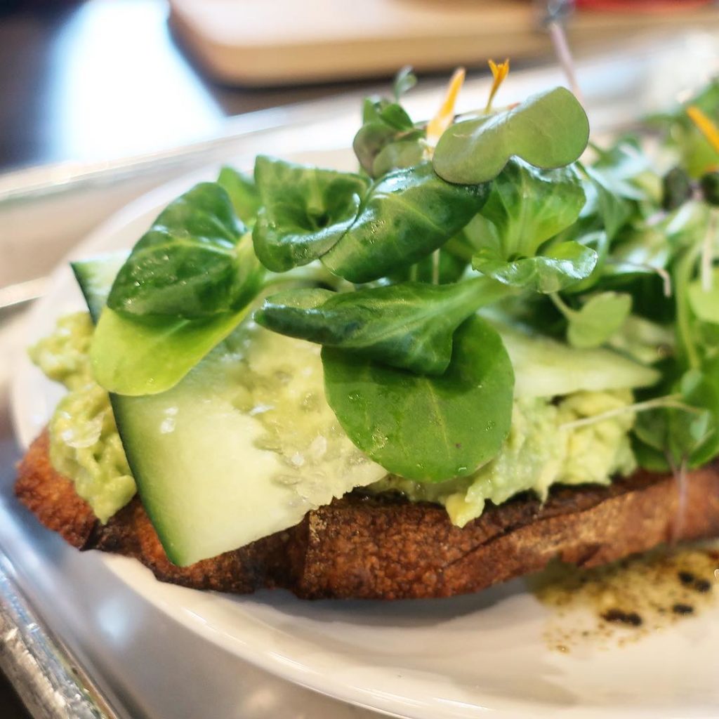 Plank Avocado Toast