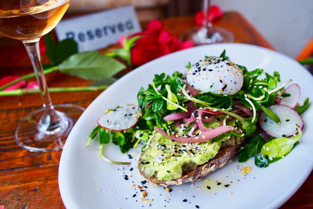 Avocado toast from Sunflower Caffe in Sonoma. (Sunflower Caffe)