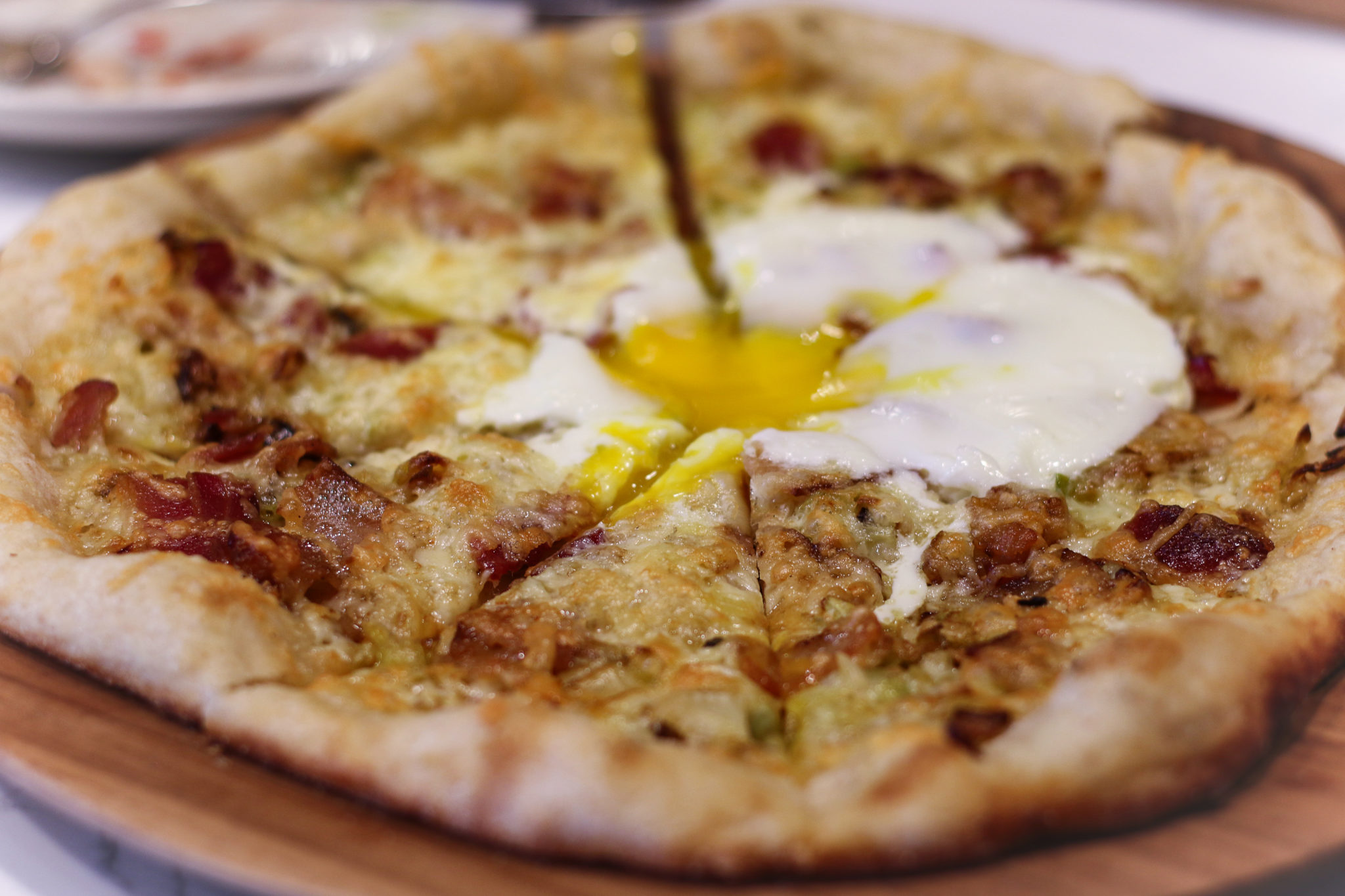 Bianco Pizza at Journeyman Meat Co. in Healdsburg. (Heather Irwin/The Press Democrat)