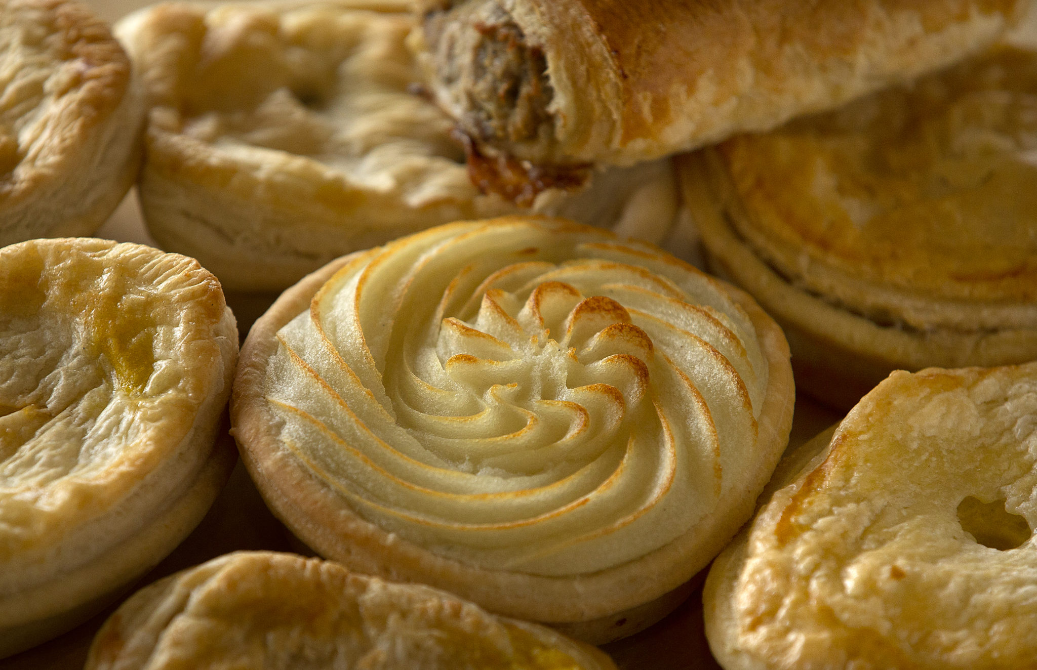 Warren Burton founded BurtoNZ Bakery in Windsor when he couldn't find meat pies he grew up eating in New Zealand. The bakery serves eight varieties of meat pies, a sausage roll and scotch eggs. (John Burgess / The Press Democrat)