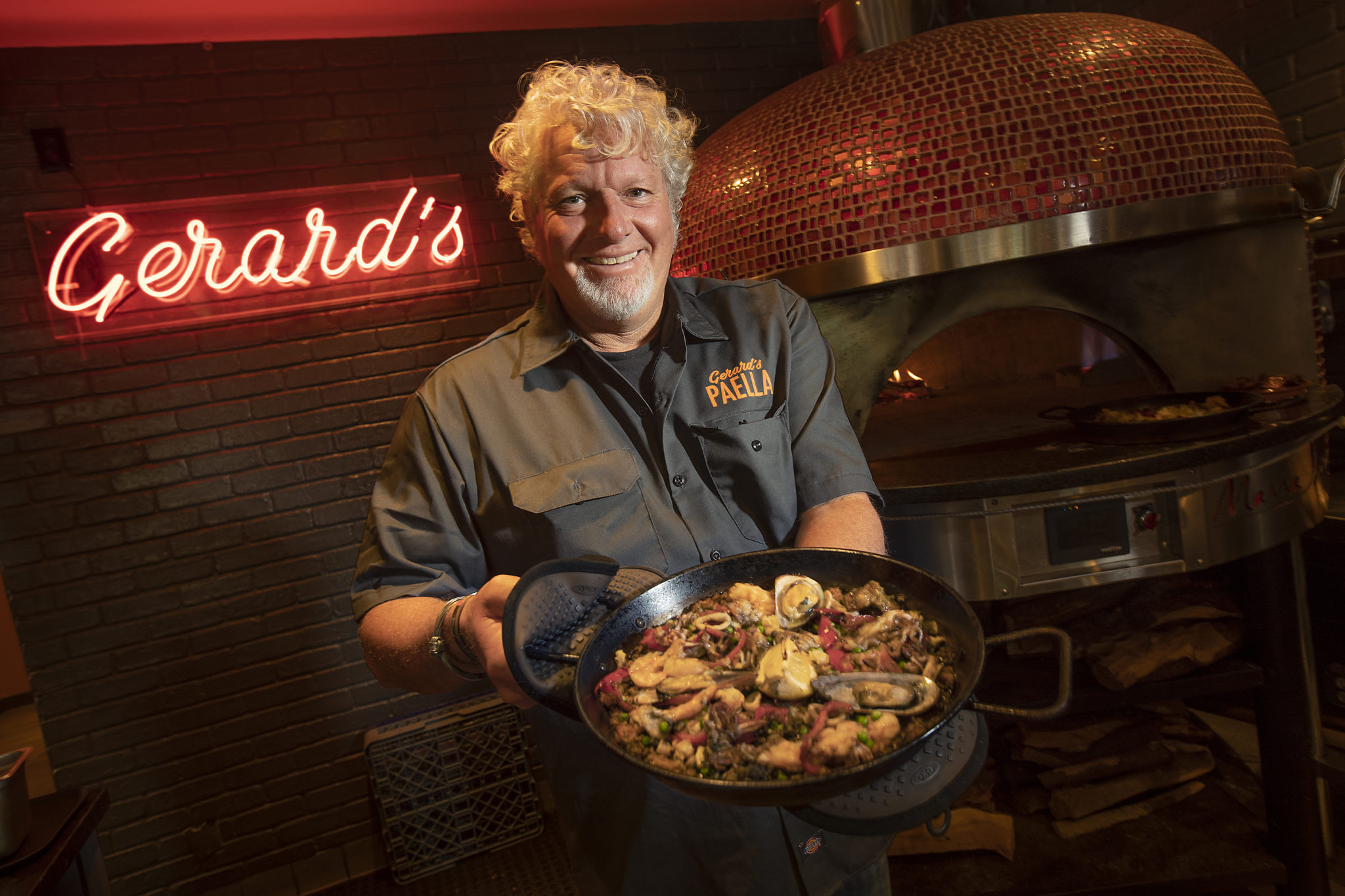 Gerard's Paella Y Tapas founder/owner Gerard Nebesky. (John Burgess/The Press Democrat)