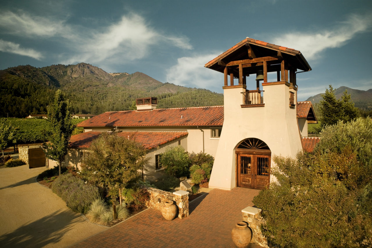 The picturesque St. Francis Winery off Highway 12 in the Sonoma Valley at Pythian Road. The winery does food and wine pairing events. Photo: St. Francis Winery 2008