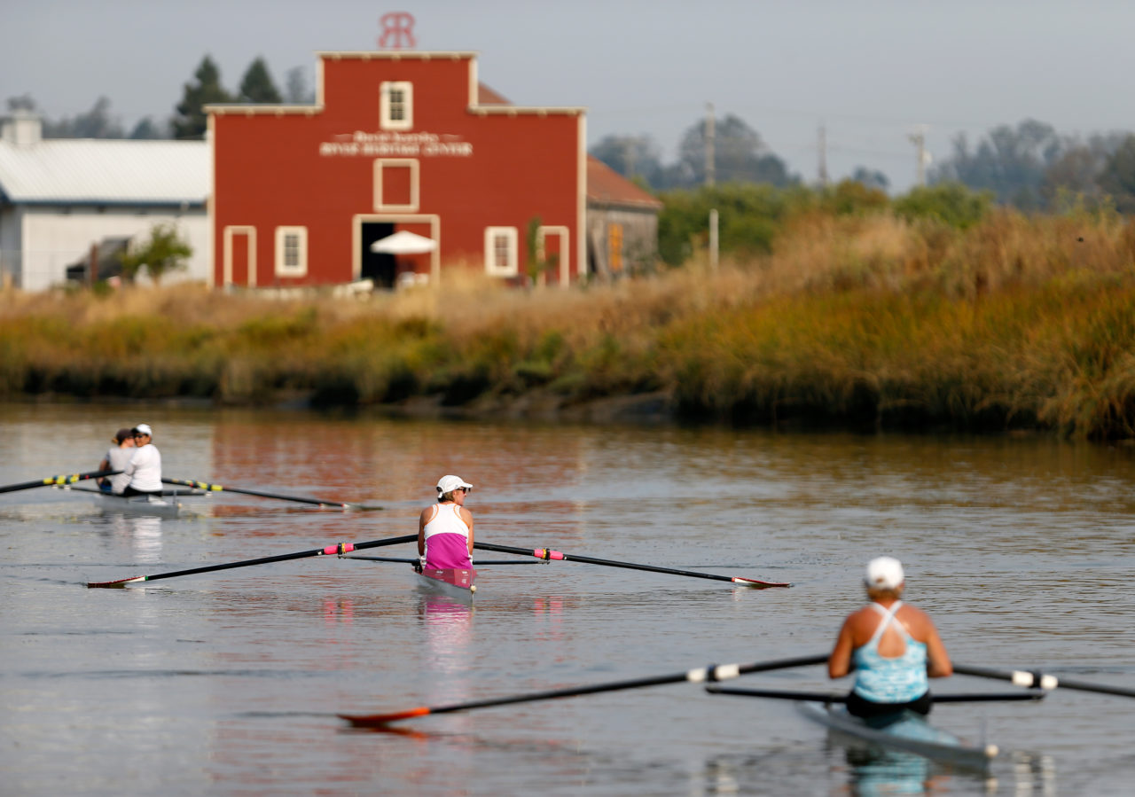 Rowing on the river