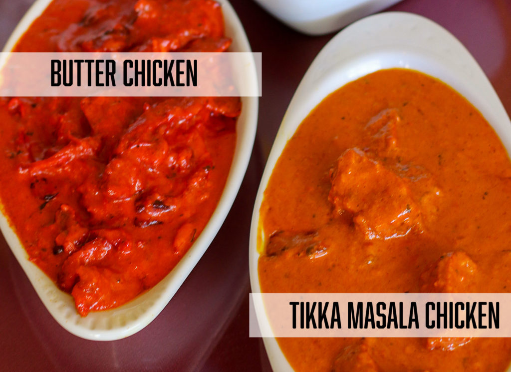 Butter chicken vs. tikka masala chicken at Cumin Restaurant in Santa Rosa. Heather Irwin/PD