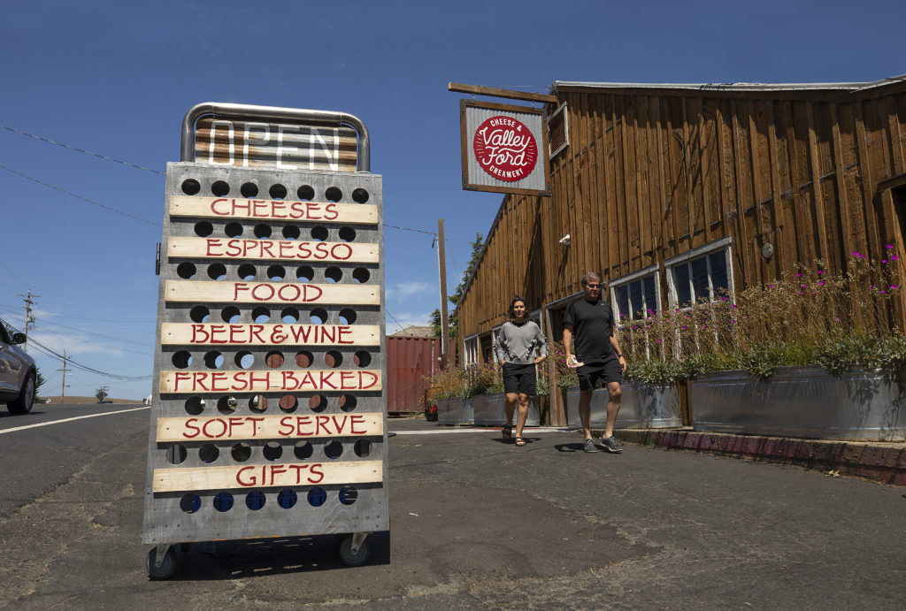 The Valley Ford Cheese & Creamery store in the small village of Valley Ford in west Sonoma County. (John Burgess/The Press Democrat)