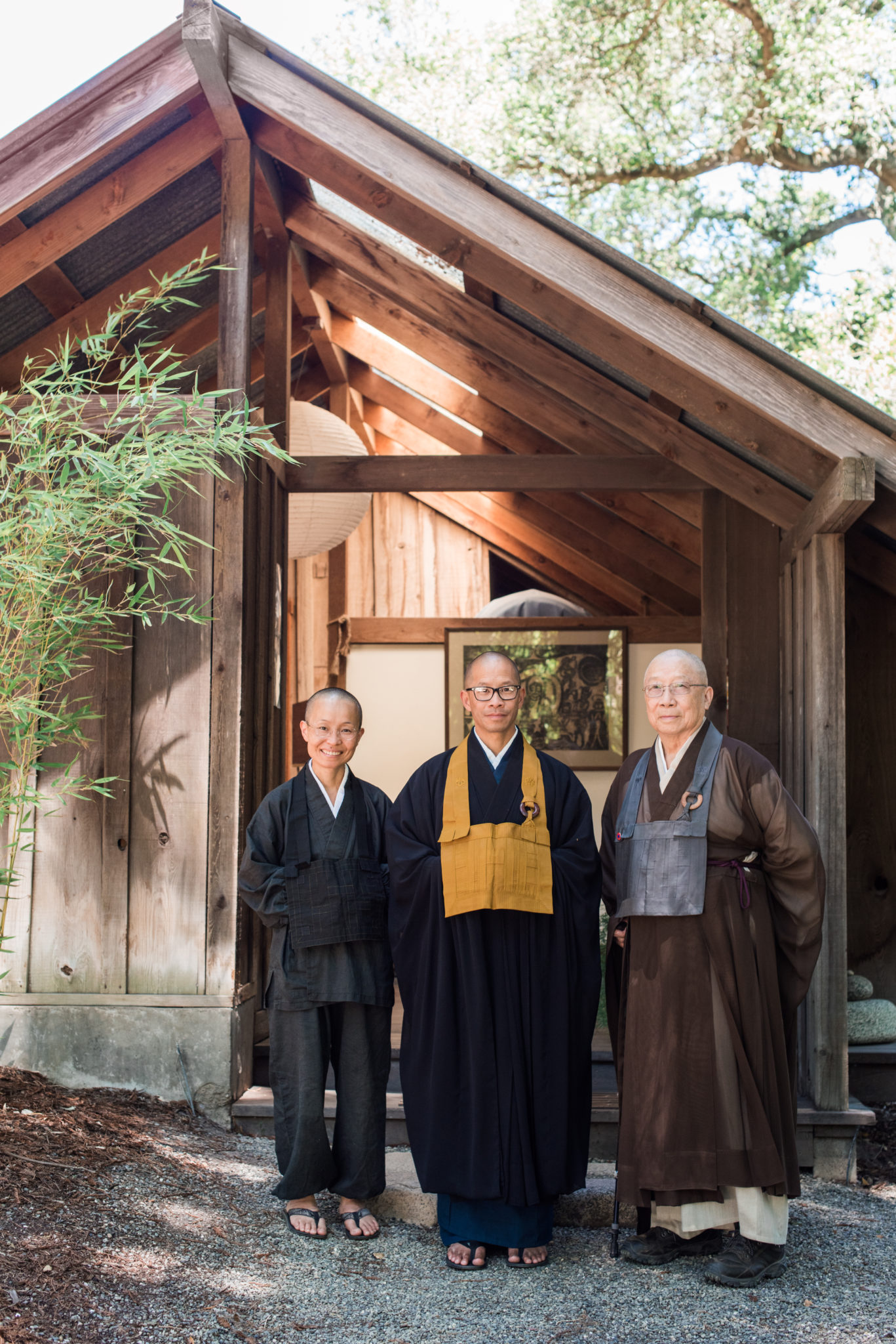 From left to right - Kashin, Nyoze, and Jakusho.