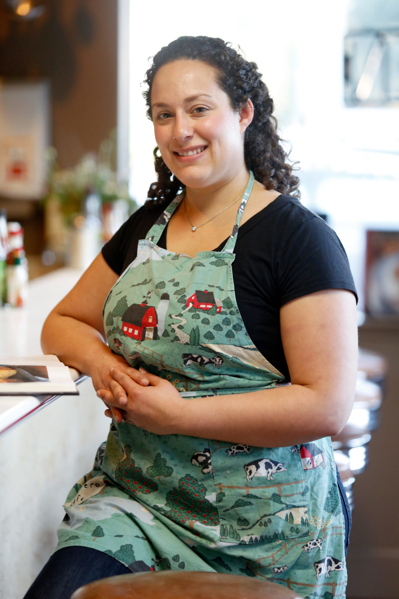 Owner/operator Samantha Ramey of Estero Cafe in Valley Ford, California on Wednesday, January 27, 2016. (Alvin Jornada / The Press Democrat)