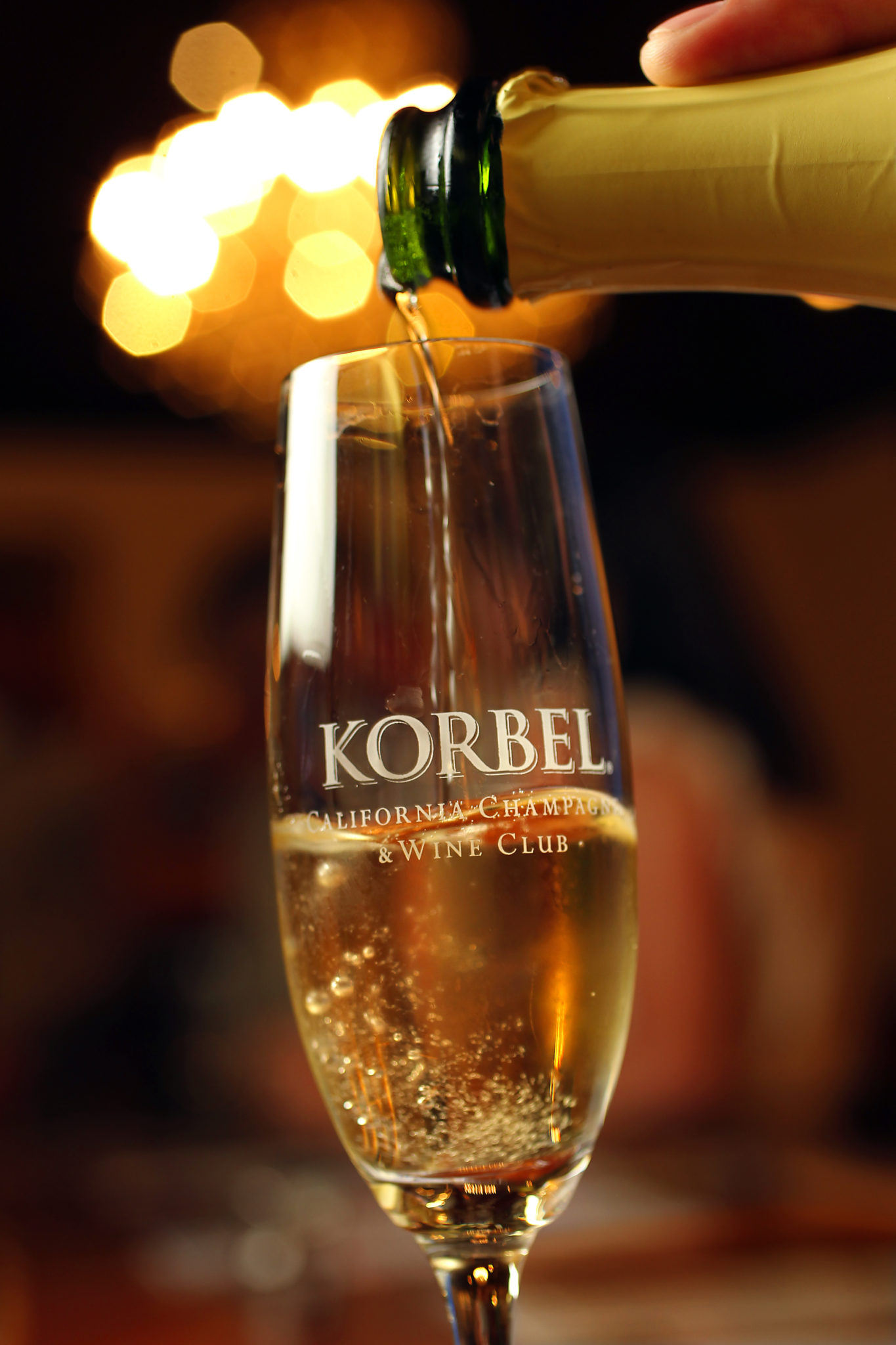 1/11/2013: A1: PC: Visitors enjoy a glass of champagne at Korbel Winery, who tied for Best Tasting Room in the the Press Democrat's Best of Sonoma County competition.