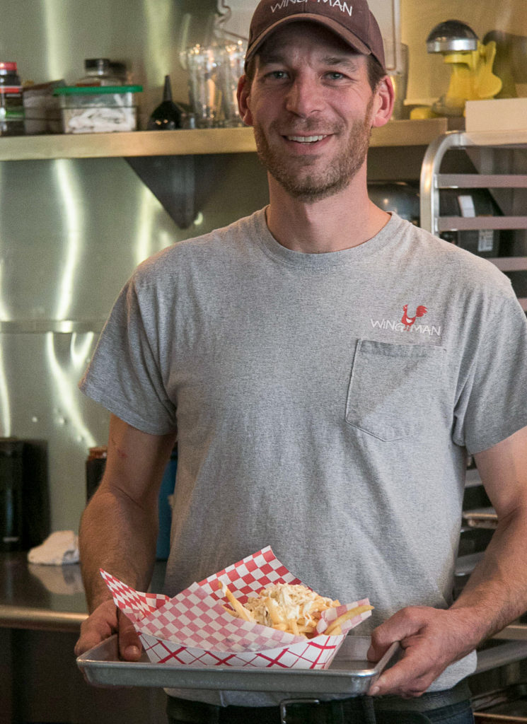 Joe Trez of Wing Man in Cotati. (Heather Irwin / Sonoma Magazine)