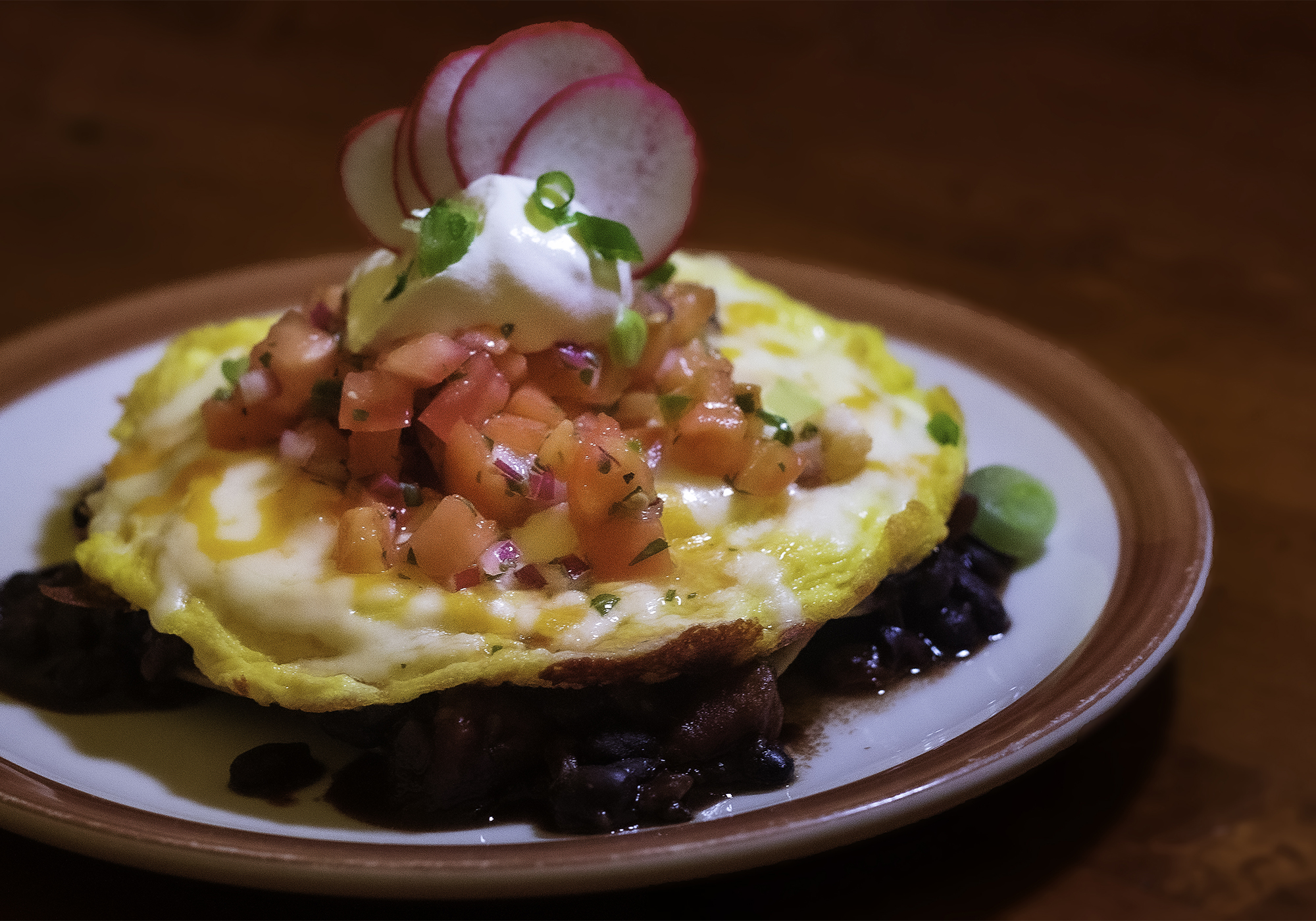 Huevos Rancheros at Pat’s International in Guerneville. Heather Irwin/PD