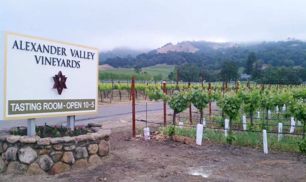 The Alexander Valley Vineyards tasting room in Healdsburg. (Alexander Valley Vineyards)