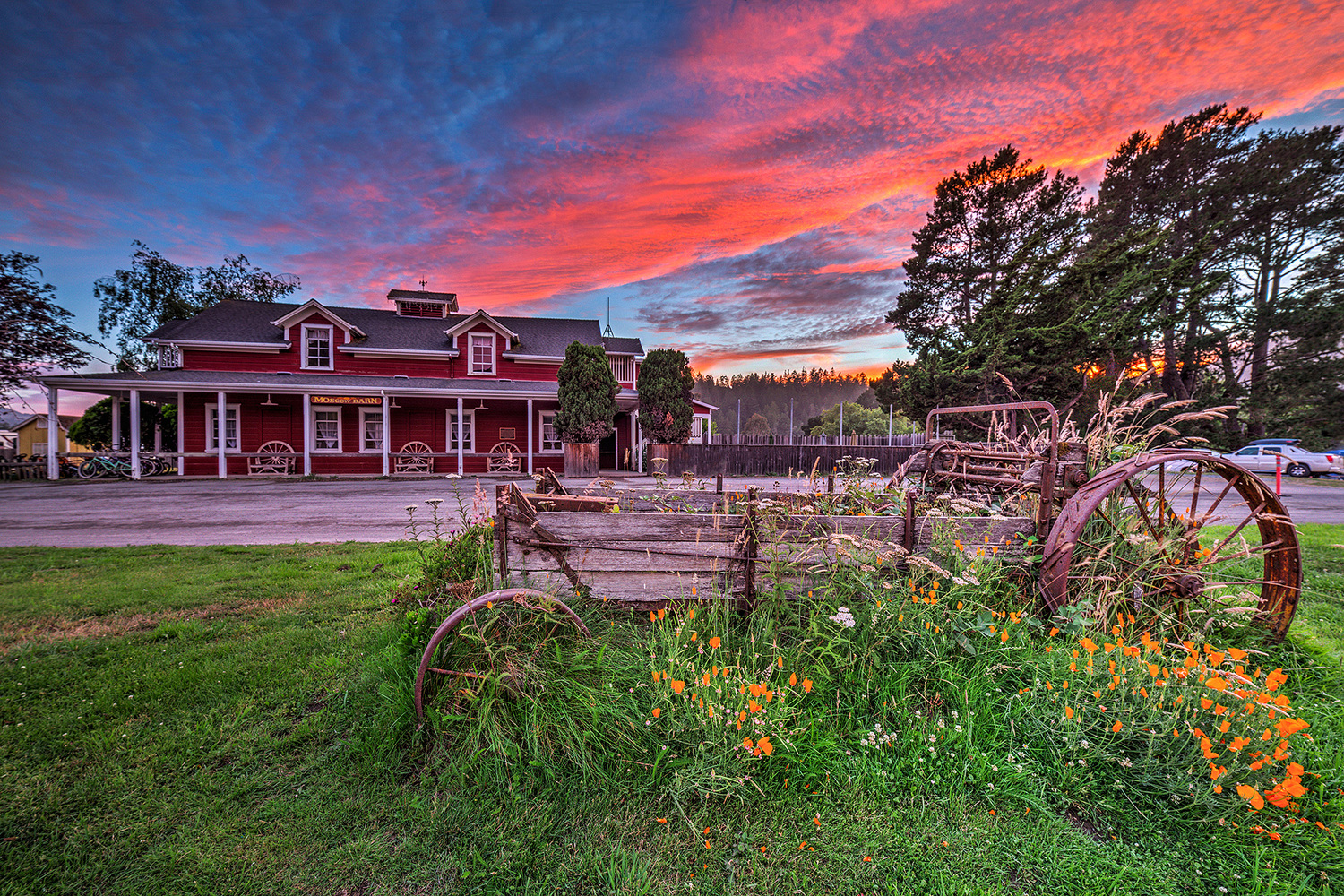 The events barn at Casini Ranch Family Campground in Duncans Mills. (Sonoma County Tourism)