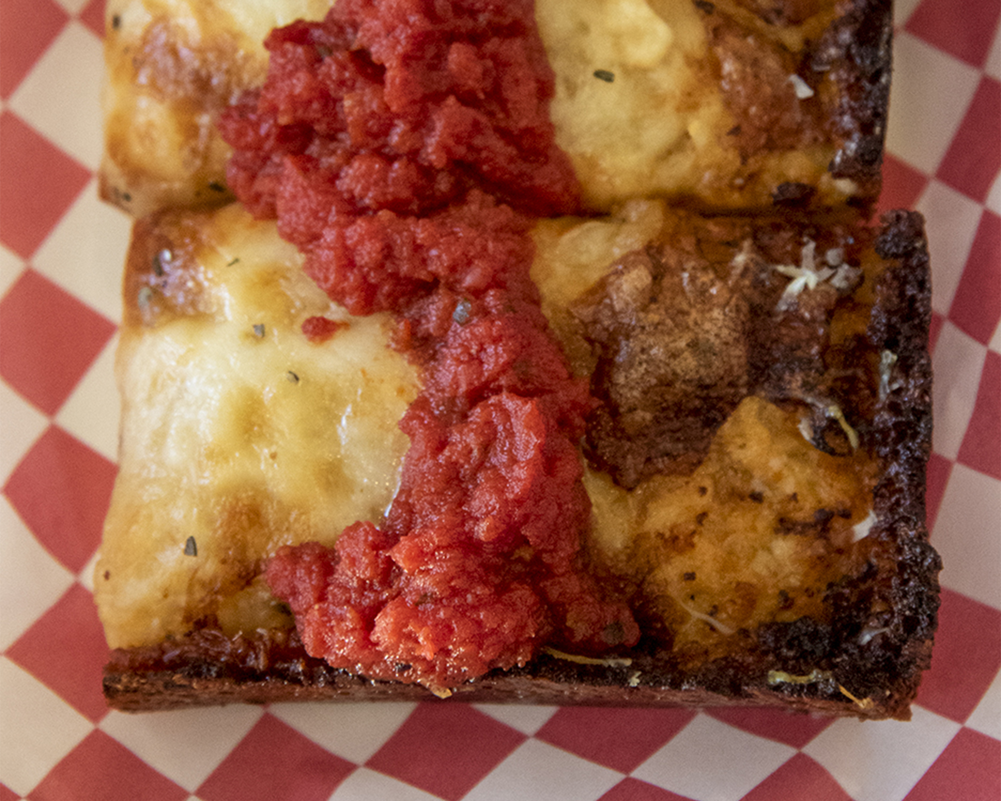 Detroit-style pizza at Acre PIzza in Sebastopol. Heather Irwin/PD