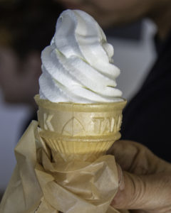 Soft serve ice cream at Acre Pizza in Sebastopol. Heather Irwin/PD