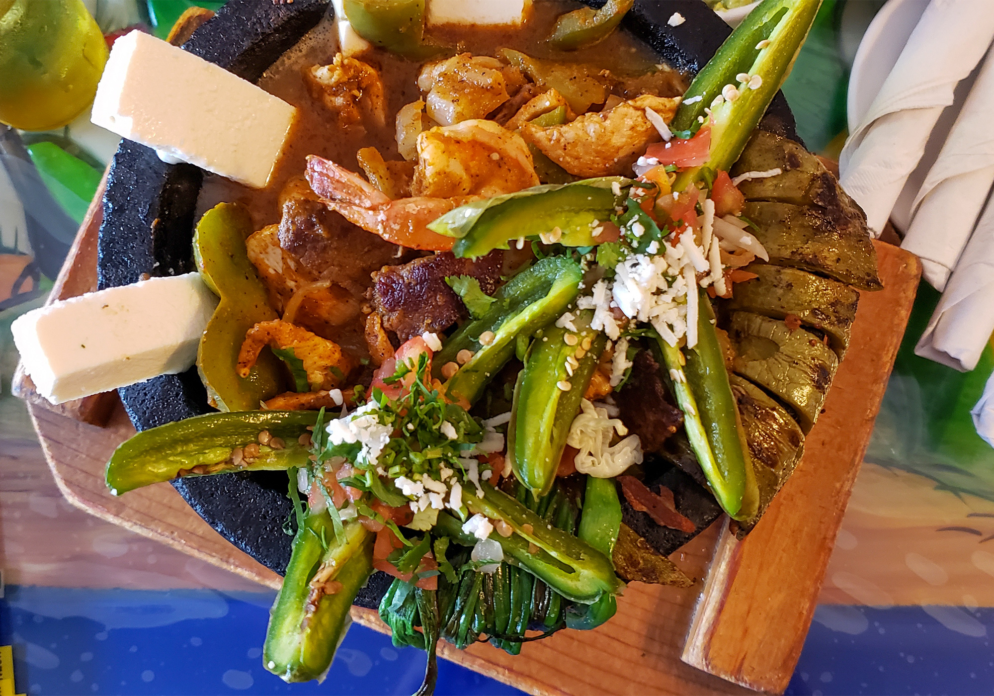 Molcajete at La Fondita Mexican restaurant in Santa Rosa. Heather Irwin/PD