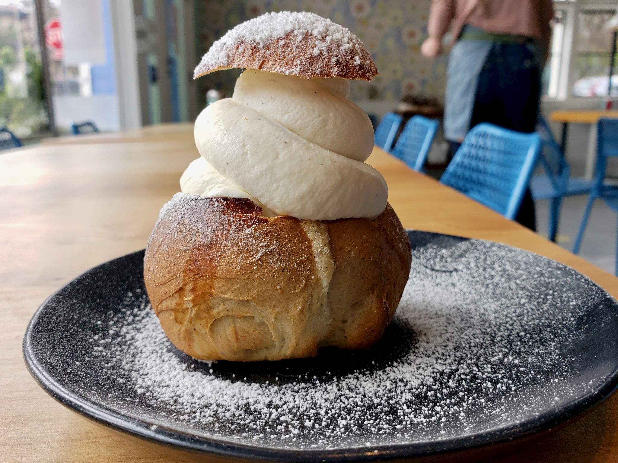 Semla at Stockhome Restaurant in Petaluma. Heather Irwin/PD