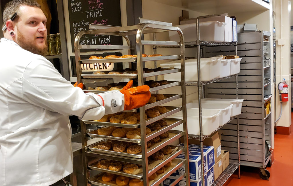 Bagels are our savior. Grossman's Noshery and Bar in Santa Rosa. Heather Irwin/PD