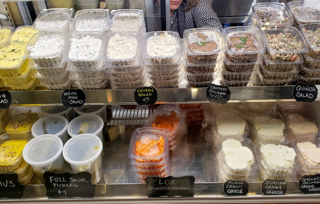 Deli case at Grossman's Noshery and Bar in Santa Rosa. Heather Irwin/PD