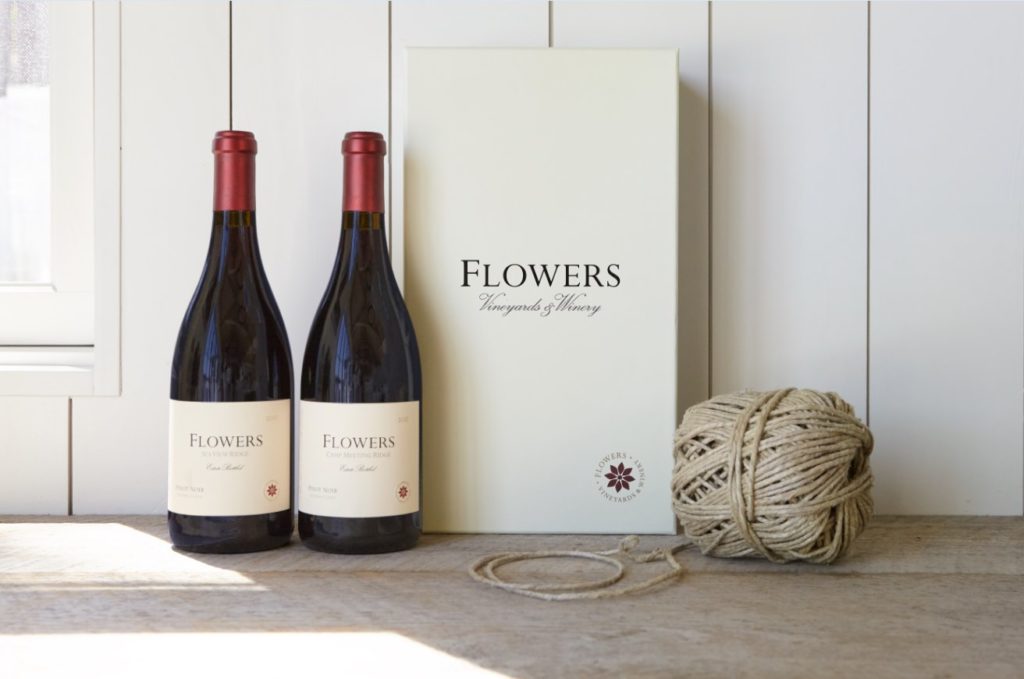 This Flowers tasting kit, complete with a virtual tasting, is the perfect gift. (Courtesy photo)