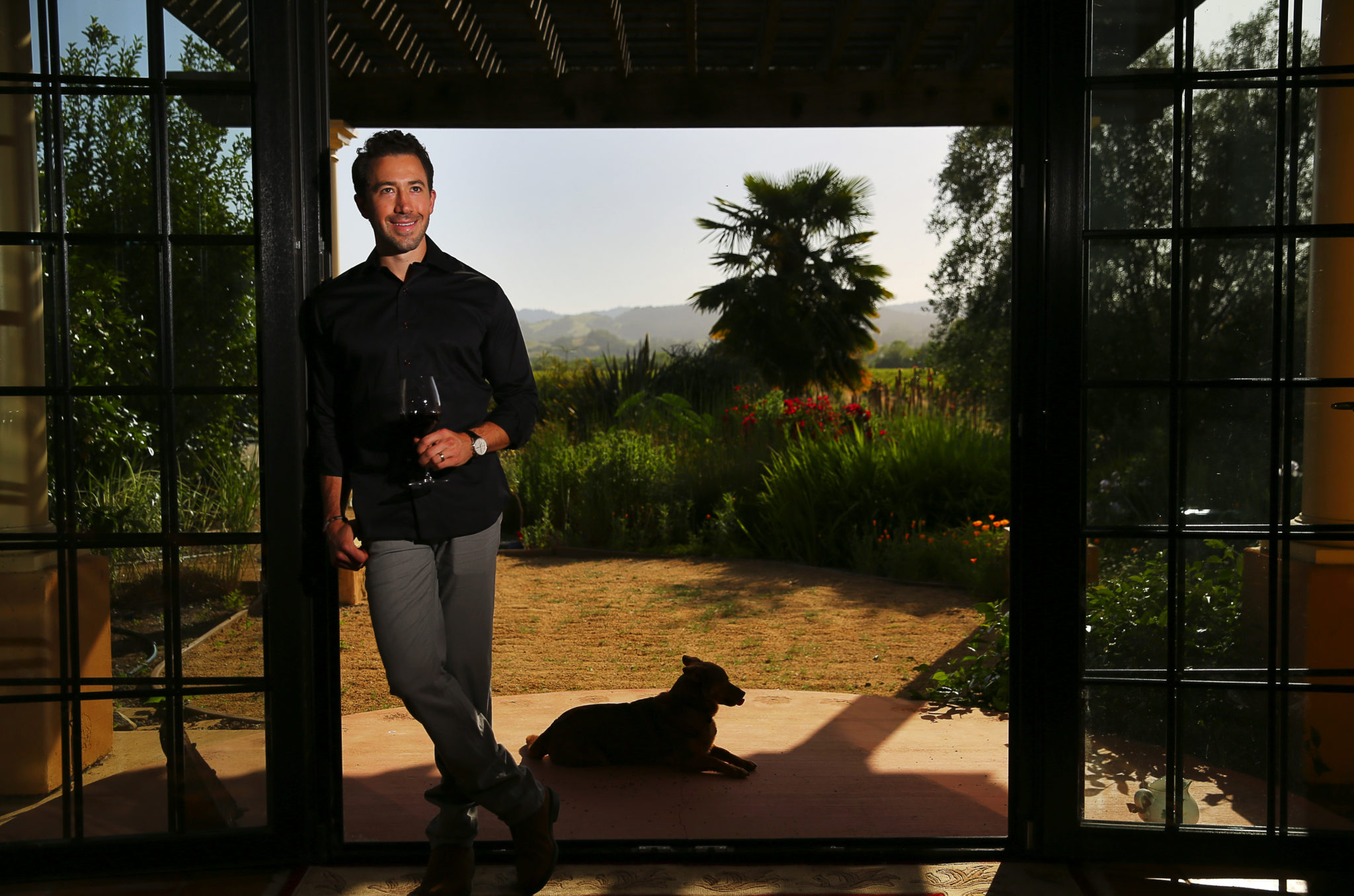 Accomplished winemaker Jesse Katz produces wines for Aperture Cellars, and Devil Proof Vineyards. Labels for his wines feature photographs taken by his well known photographer father, Andy Katz. (Christopher Chung / The Press Democrat)