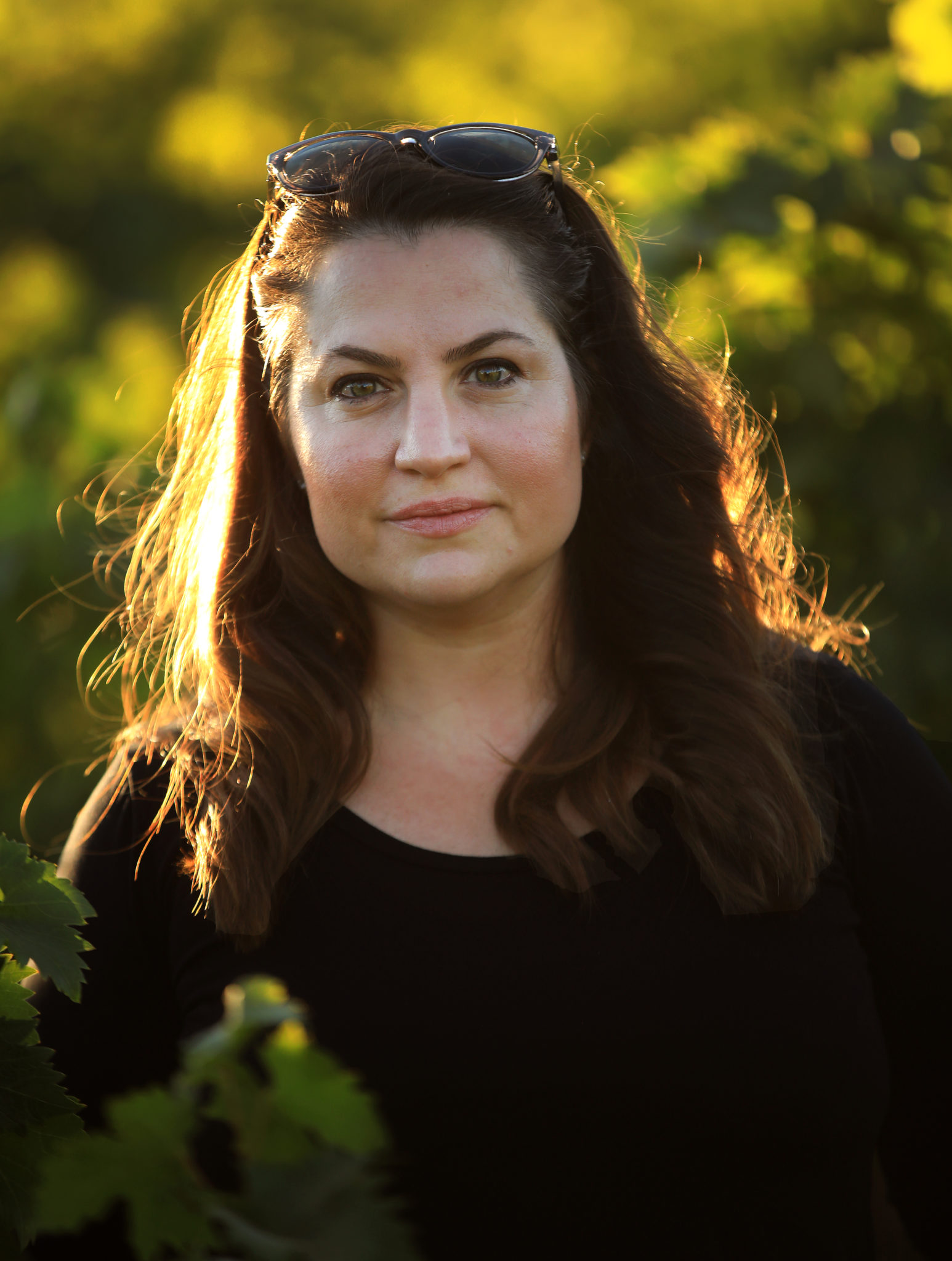 April Nalle of Nalle Winery in the Dry Creek Valley, Thursday, July 30, 2020. (Kent Porter / The Press Democrat) 2020