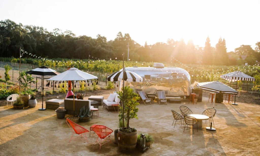 Hopes Oasis is made for Covid-era wine tasting. (Courtesy photo)