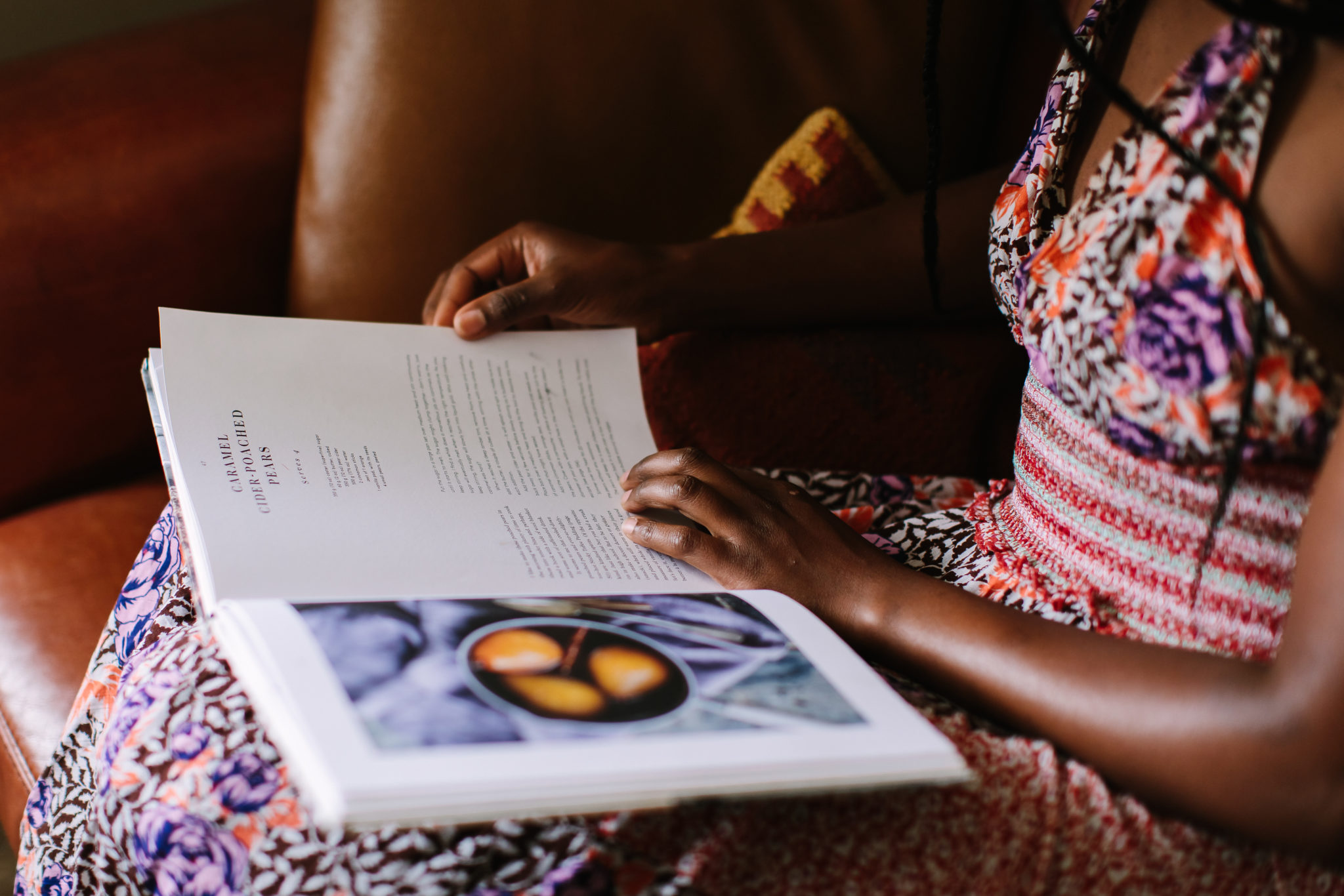 Music, memories, and lots of cookbooks at the home of pastry chef and food stylist Mimo Ahmed. (Katie Monroe)