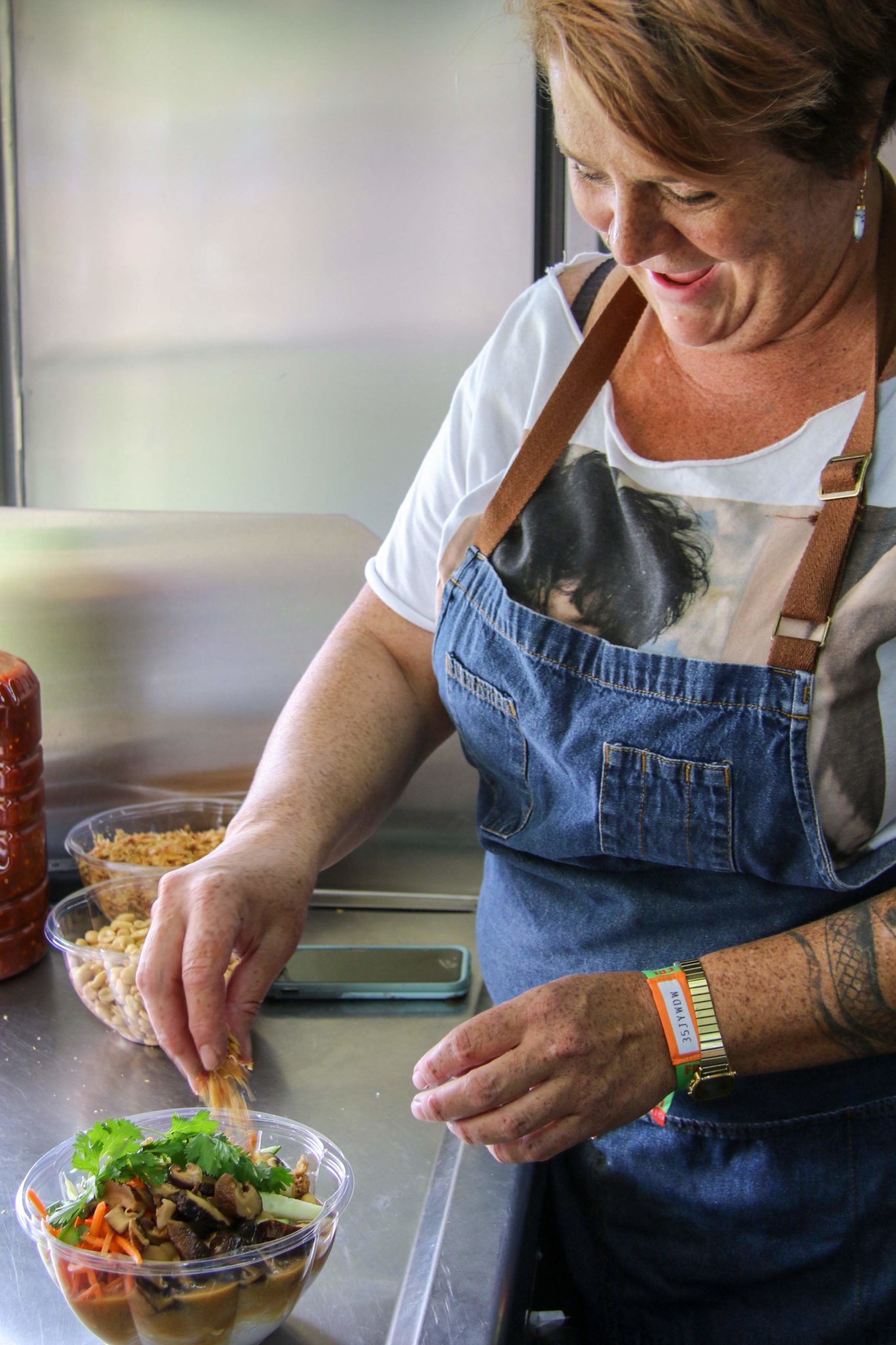 Jamilah Nixon at the Jam's Joy Bungalow food truck at BottleRock 2019. (Heather Irwin/PD)