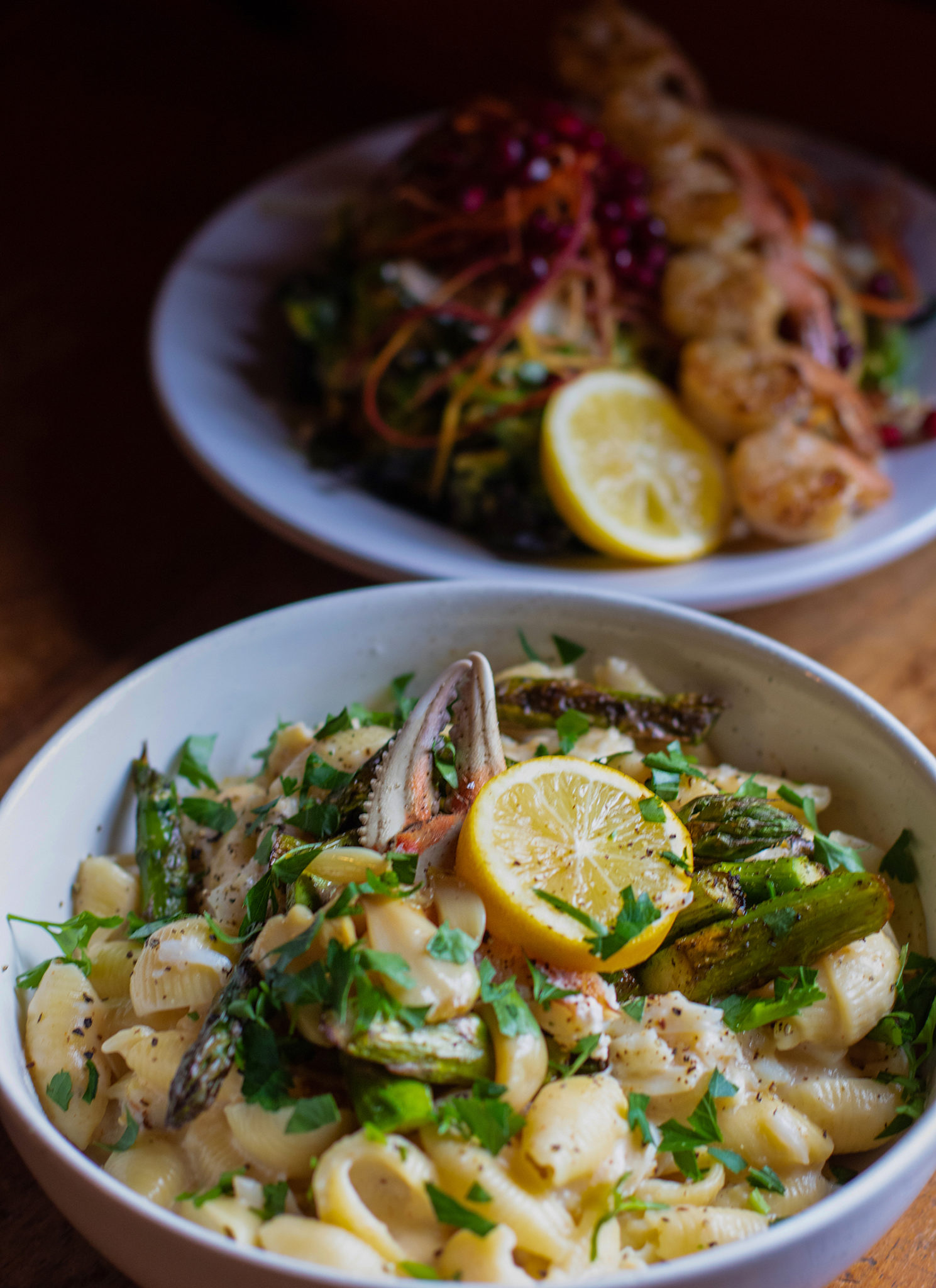 Crab mac and cheese at the Holly and Tali Show at The Casino Bar & Grill. Heather Iriwn/Press Democrat