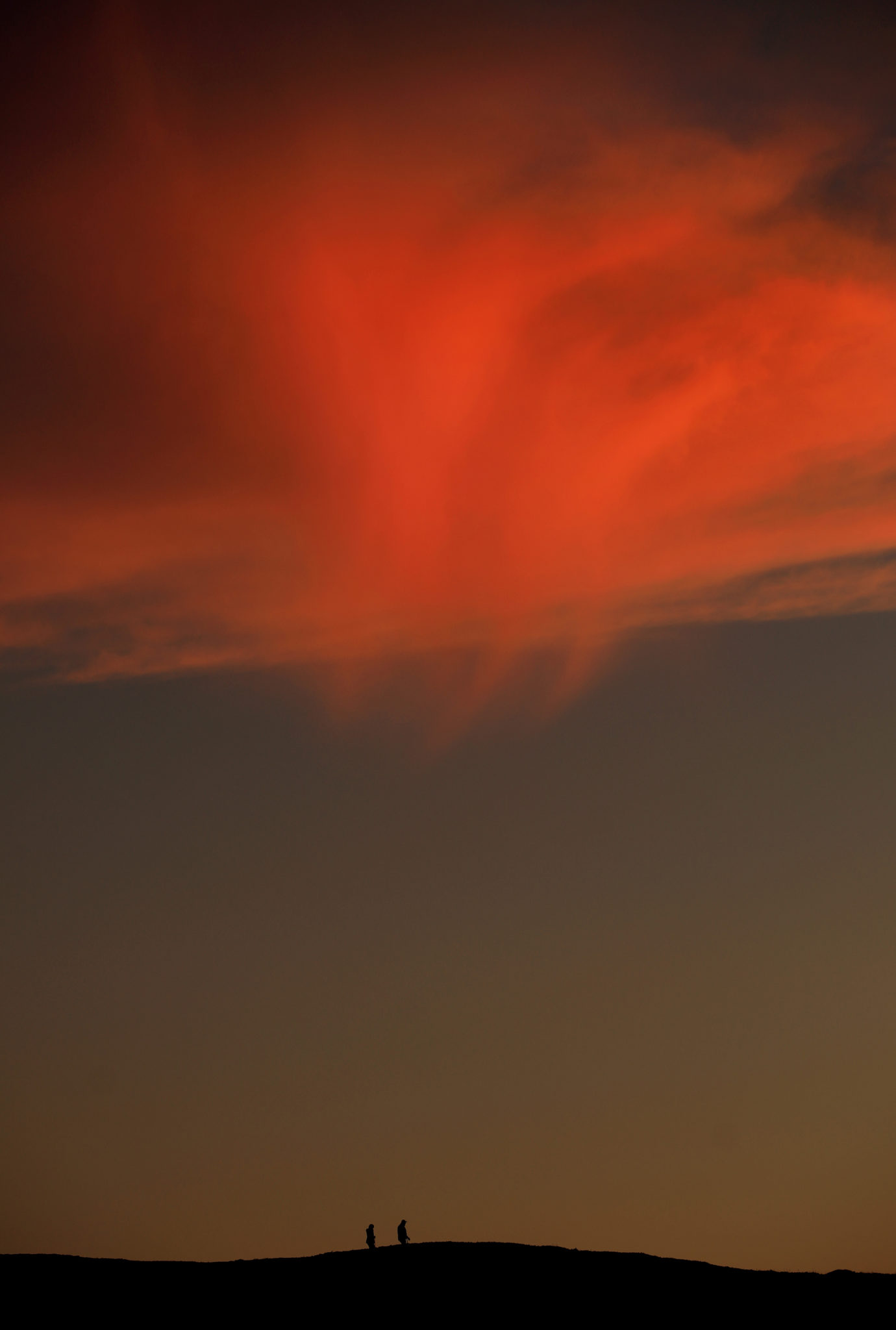 Cloud virga punctuates a balmy colorful hike at the Bodega Head, Dec, 20, 2020. (Kent Porter / The Press Democrat) 2021