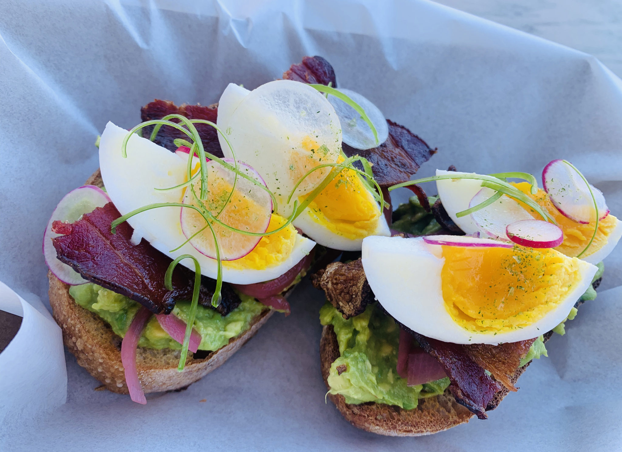 Avocado toast at Altamont General Store in Occidental. (Altamont General Store)