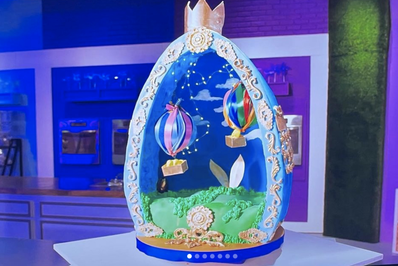 The epic Easter Egg that won the Food Network Easter Challenge. Photo: Food Network